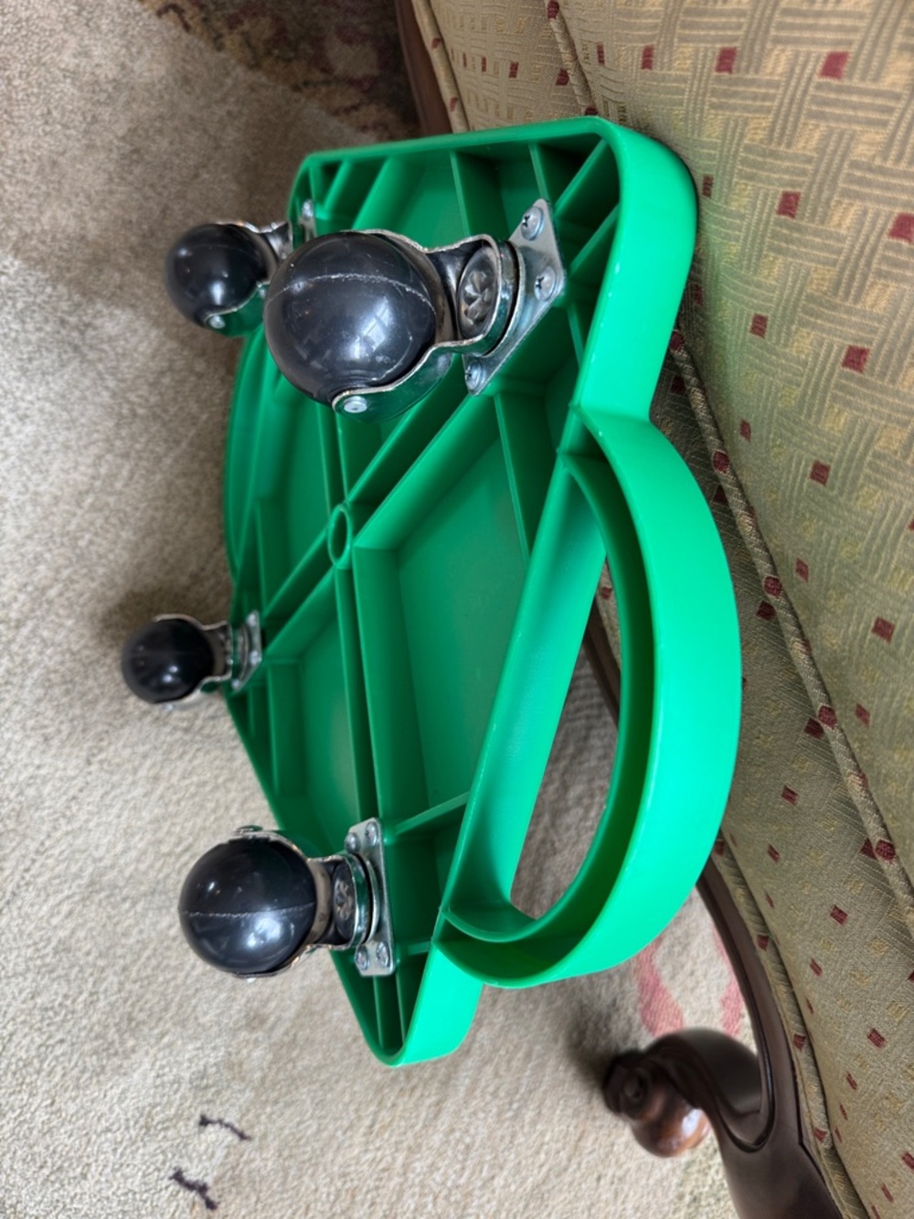 Green Indoor Scooter Board for Kids w/ Safety Ride On ~ Ages 6-10 - Picture 3 of 10